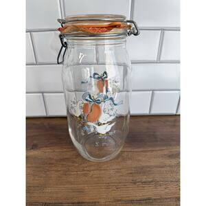 NEW Vintage Marmalade Geese Glass Canister 2L